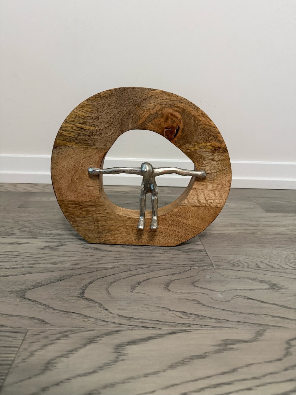 Brewster Home Fashions Abstract Wood & Metal Sculpture – Modern Tabletop Décor - Picture 2 of 6